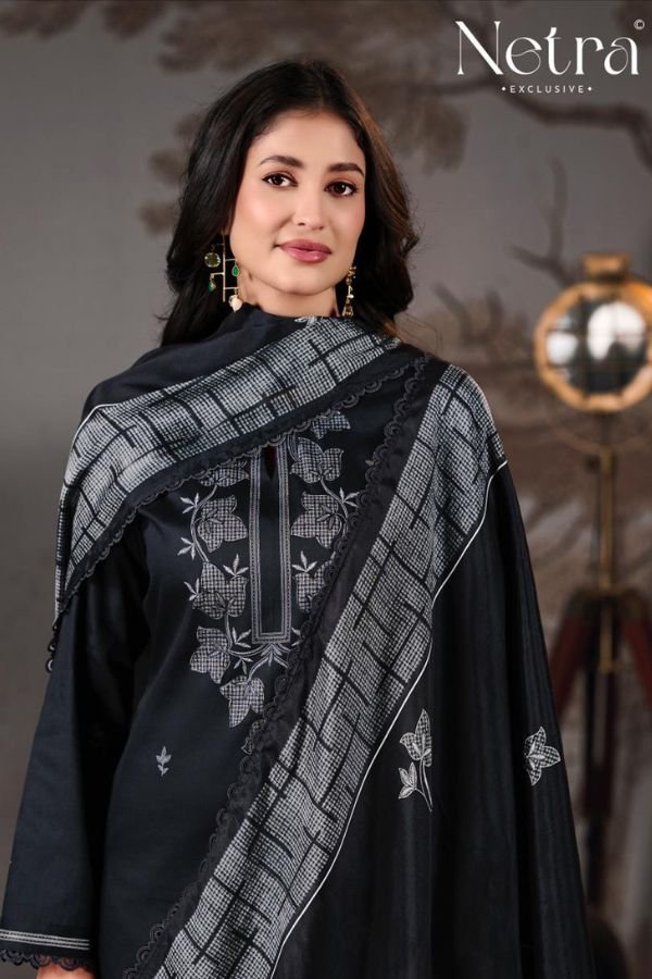 Netra Exclusive Gucci 10 Pure Cotton Ladies Suit NE-C 2166 C