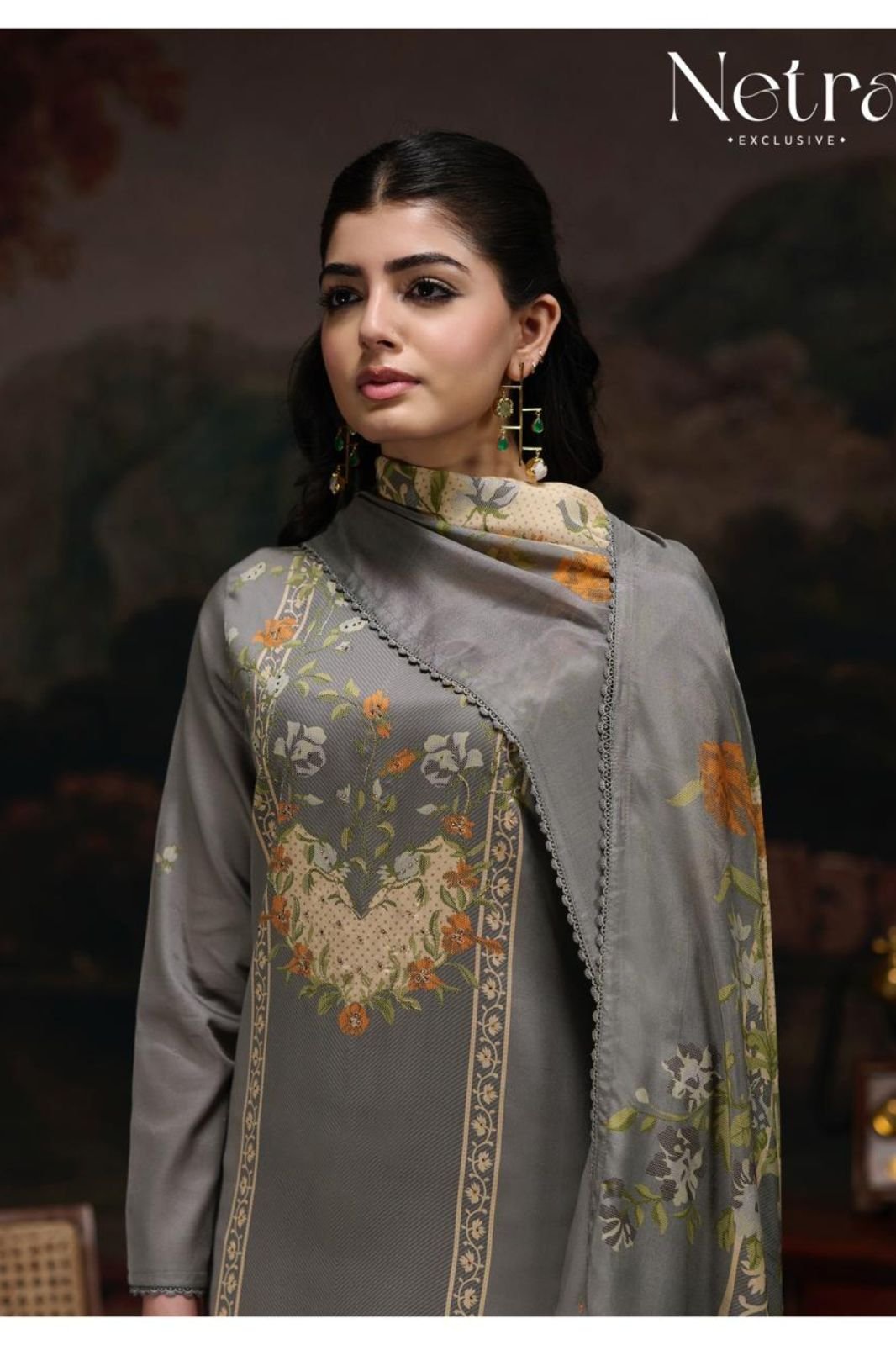 Netra Exclusive Kristi Pure Cotton Ladies Suit NE-C 2145 B
