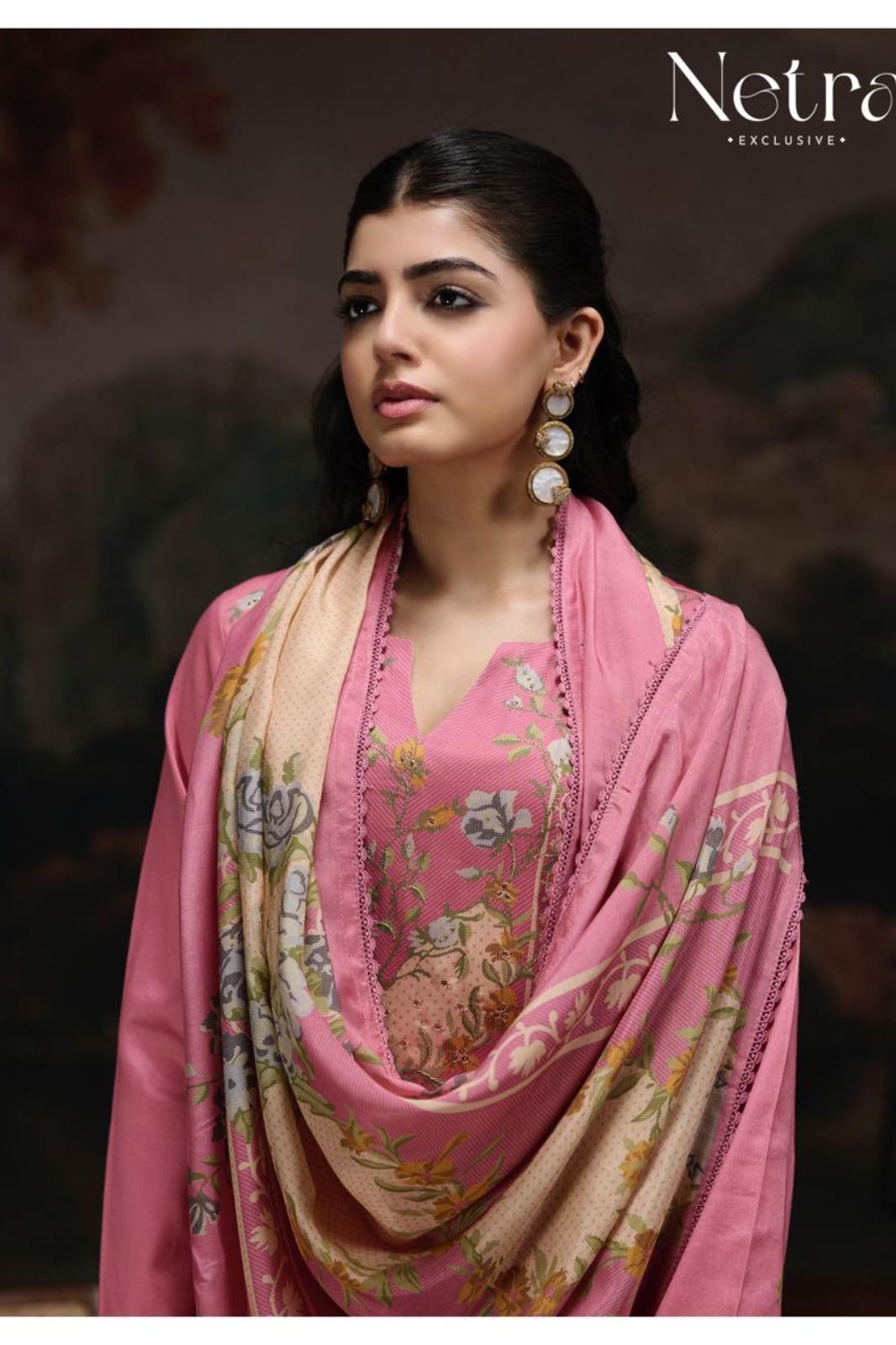Netra Exclusive Kristi Pure Cotton Ladies Suit NE-C 2145 C