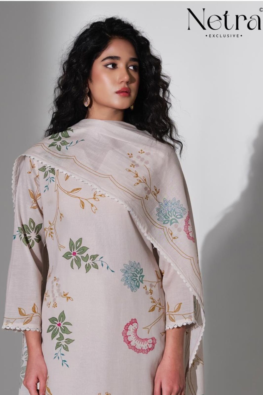 Netra Exclusive Nirvi Pure Banarasi Mul Suit NE-C 2146 B