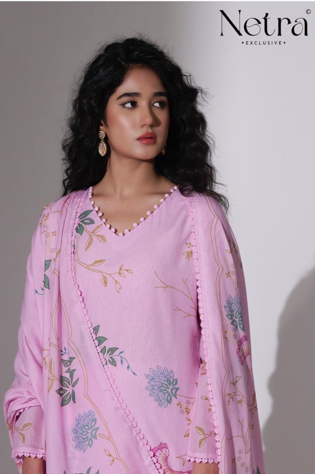 Netra Exclusive Nirvi Pure Banarasi Mul Suit NE-C 2146 D
