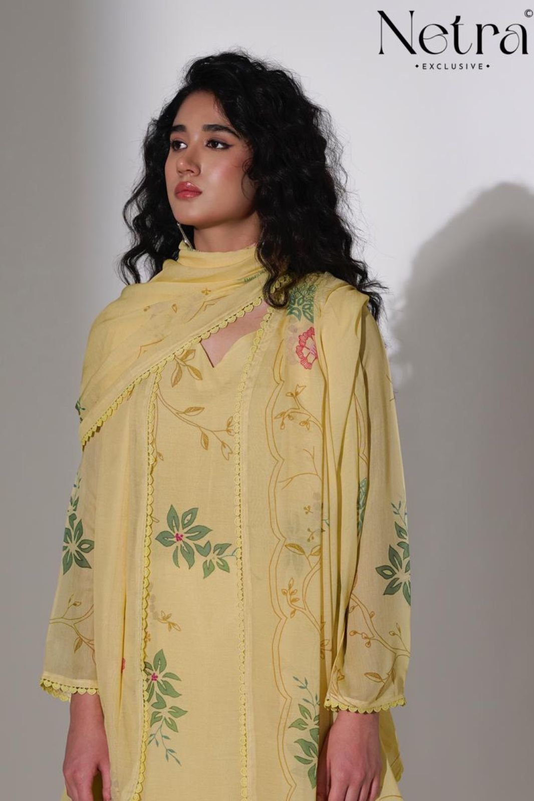 Netra Exclusive Nirvi Pure Banarasi Mul Suit NE-C 2146 E