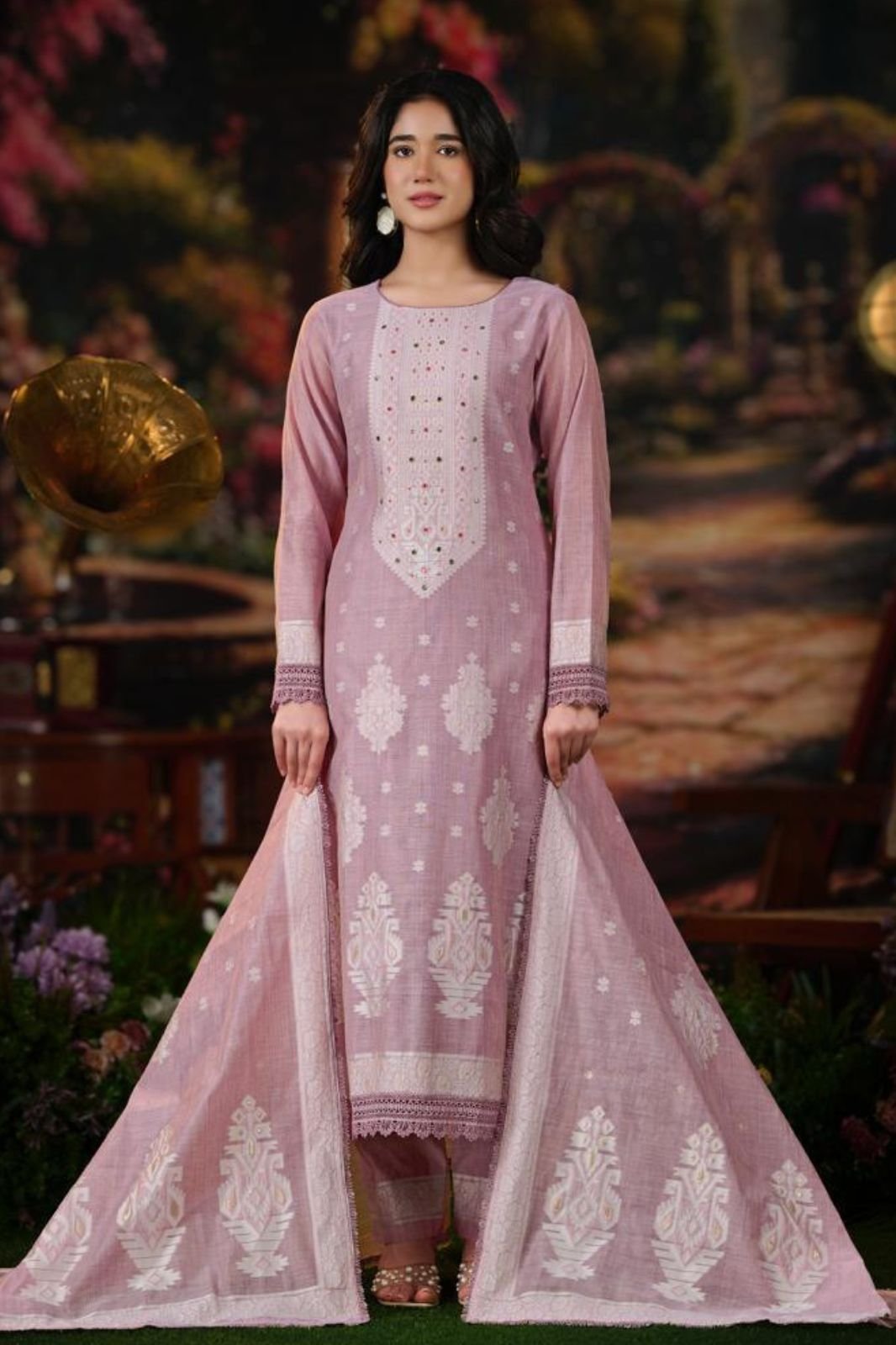 Netra Exclusive Saiba Pure Jamdani Suit NE-C 2150 A