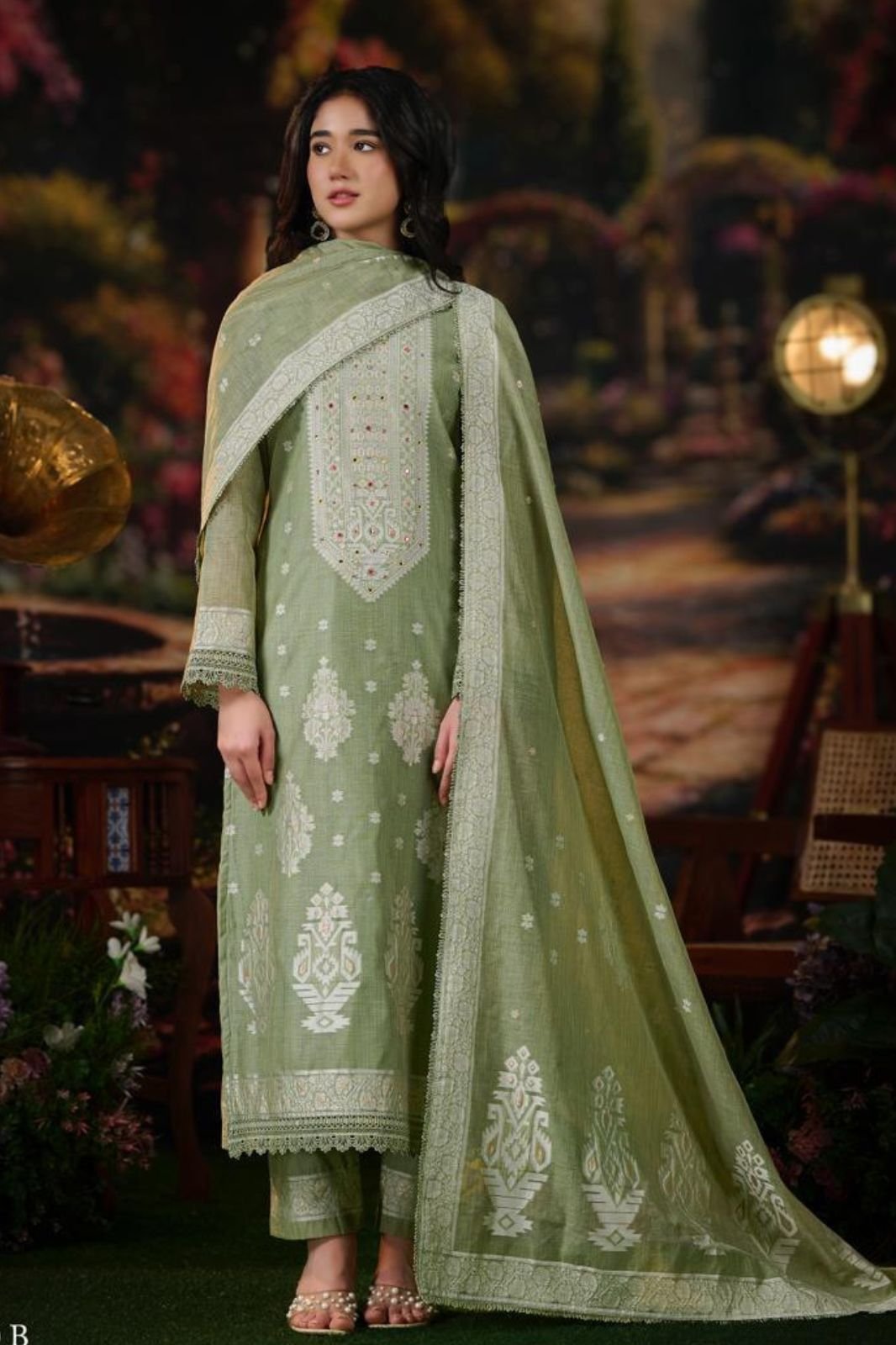 Netra Exclusive Saiba Pure Jamdani Suit NE-C 2150 B