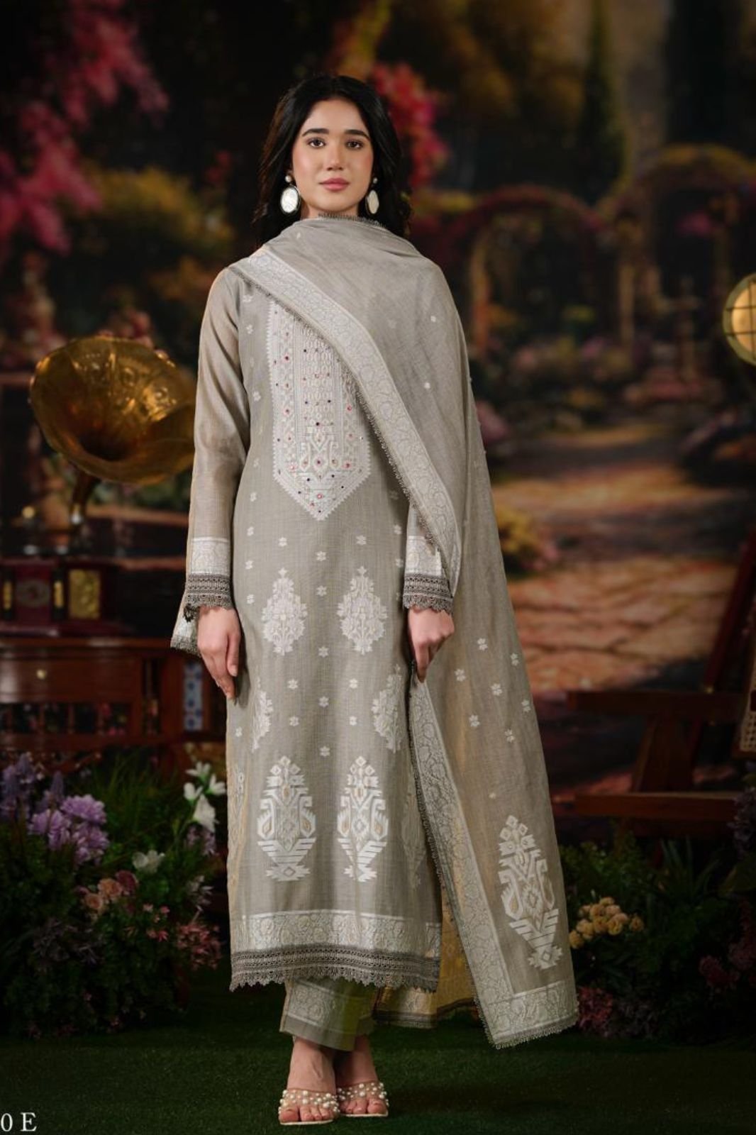 Netra Exclusive Saiba Pure Jamdani Suit NE-C 2150 E