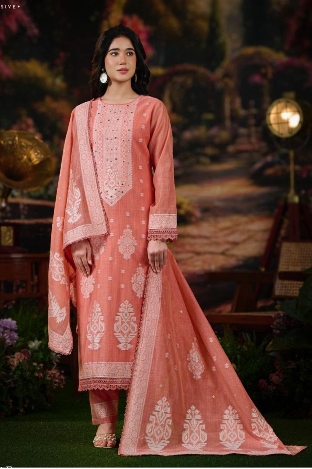 Netra Exclusive Saiba Pure Jamdani Suit NE-C 2150 F