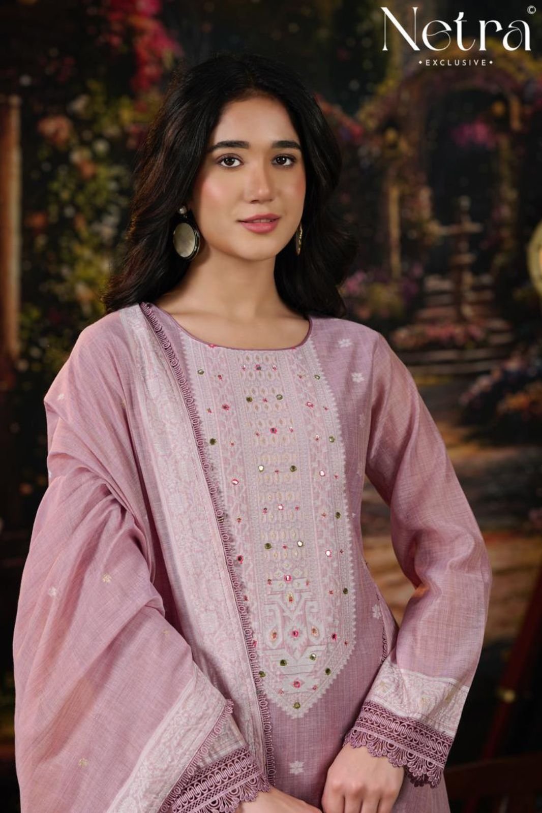 Netra Exclusive Saiba Pure Jamdani Suit NE-C 2150 A