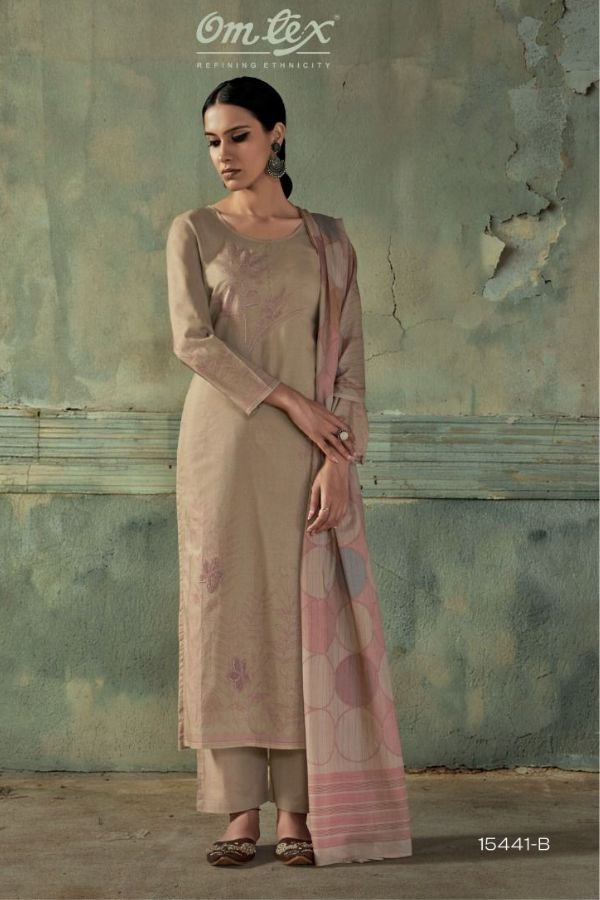 Omtex Aarzaa Premium Lawn Cotton Ladies Suit 15441-B