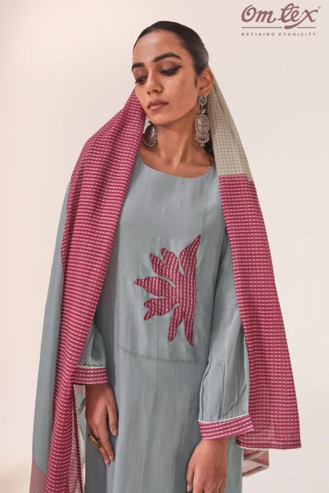 Omtex Elaya Mal Chanderi Ladies Suit 15321-A