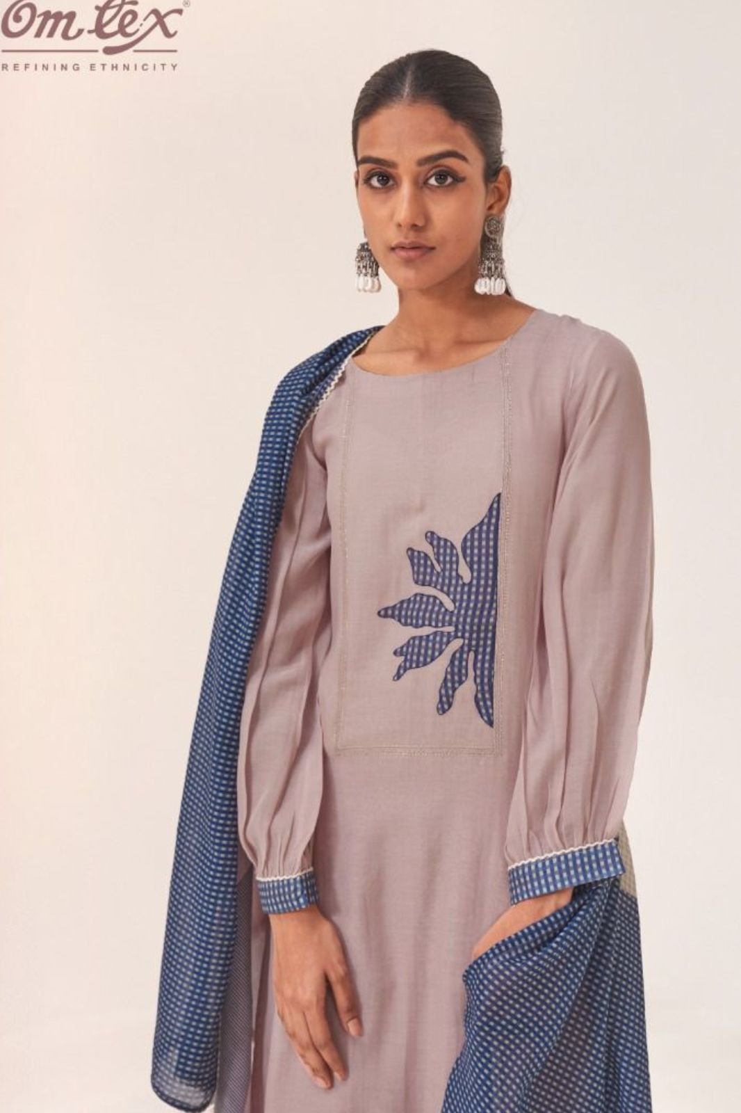 Omtex Elaya Mal Chanderi Ladies Suit 15321-D