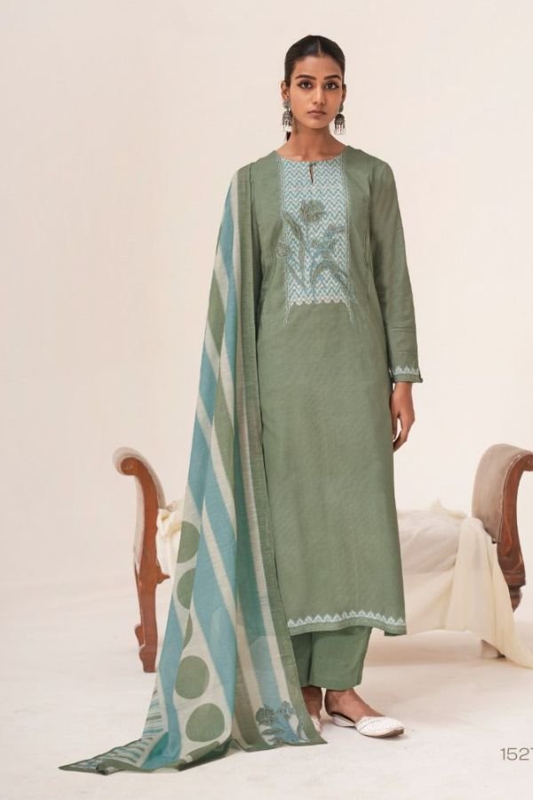 Omtex Nakshikaam Premium Lawn Cotton Ladies Suit 15271-D