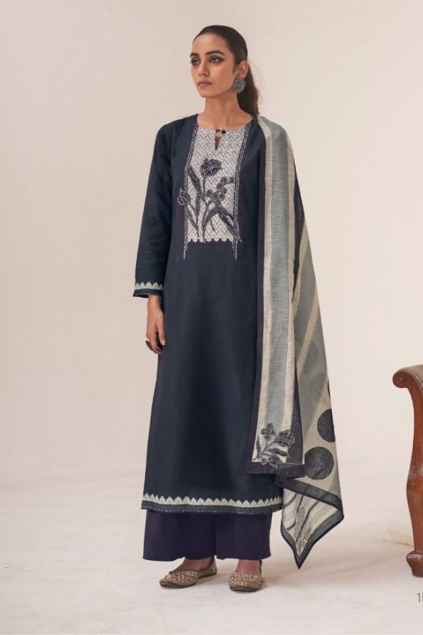 Omtex Nakshikaam Premium Lawn Cotton Ladies Suit 15271-E