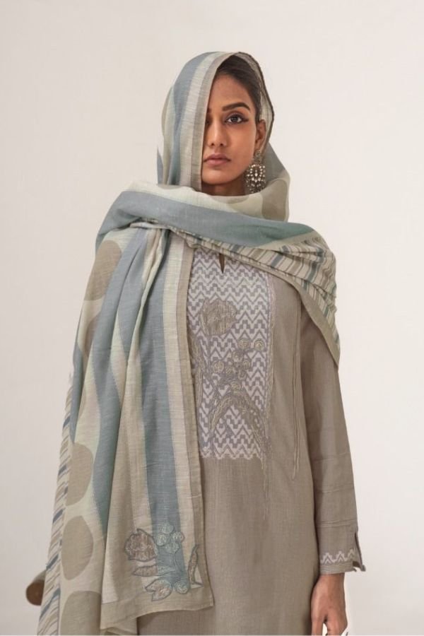 Omtex Nakshikaam Premium Lawn Cotton Ladies Suit 15271-B