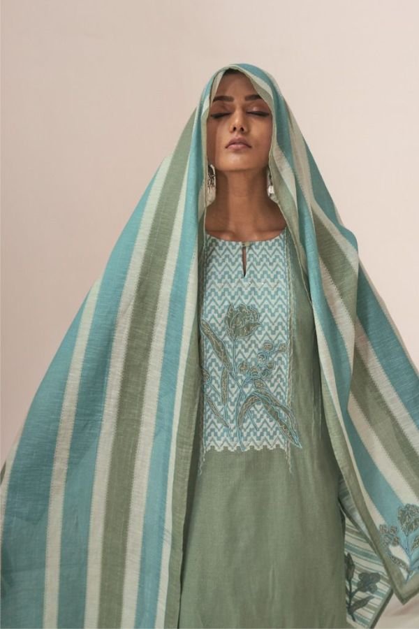 Omtex Nakshikaam Premium Lawn Cotton Ladies Suit 15271-D