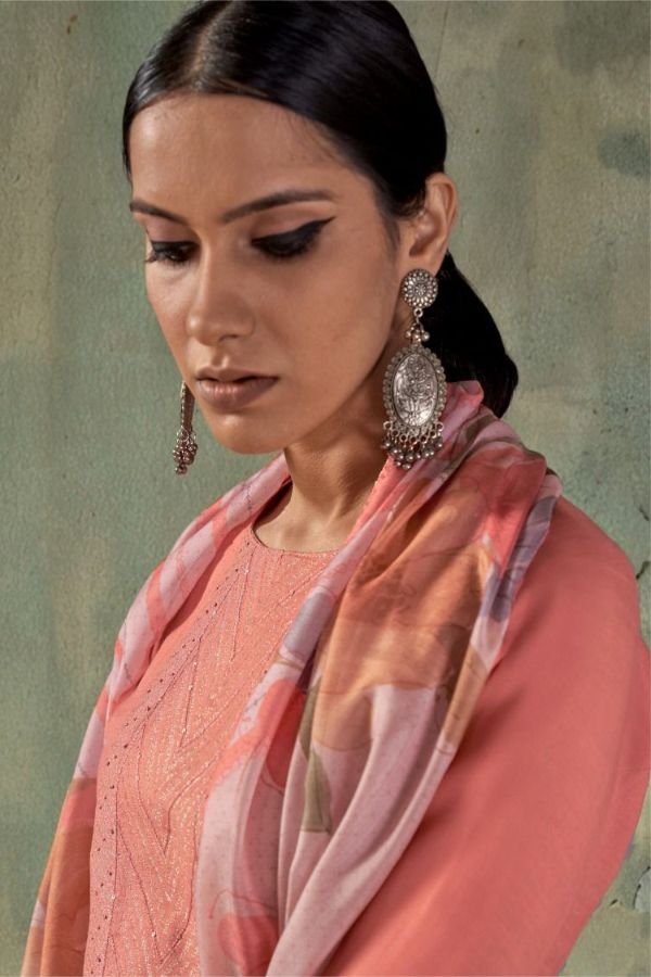 Omtex Noor Linen Unstitched Ladies Salwar Suit 15551-C