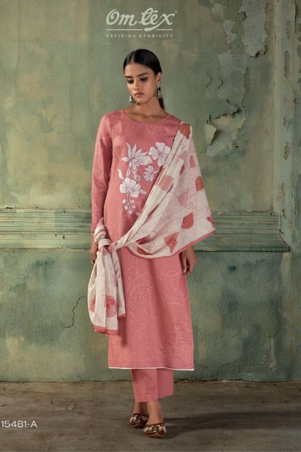 Omtex Saina Premium Lawn Cotton Ladies Suit 15481-A