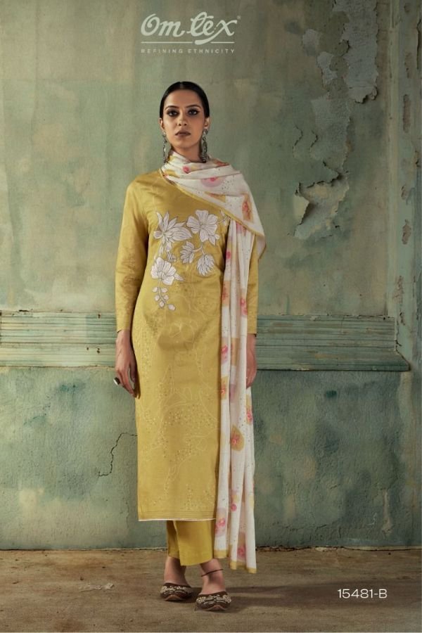 Omtex Saina Premium Lawn Cotton Ladies Suit 15481-B