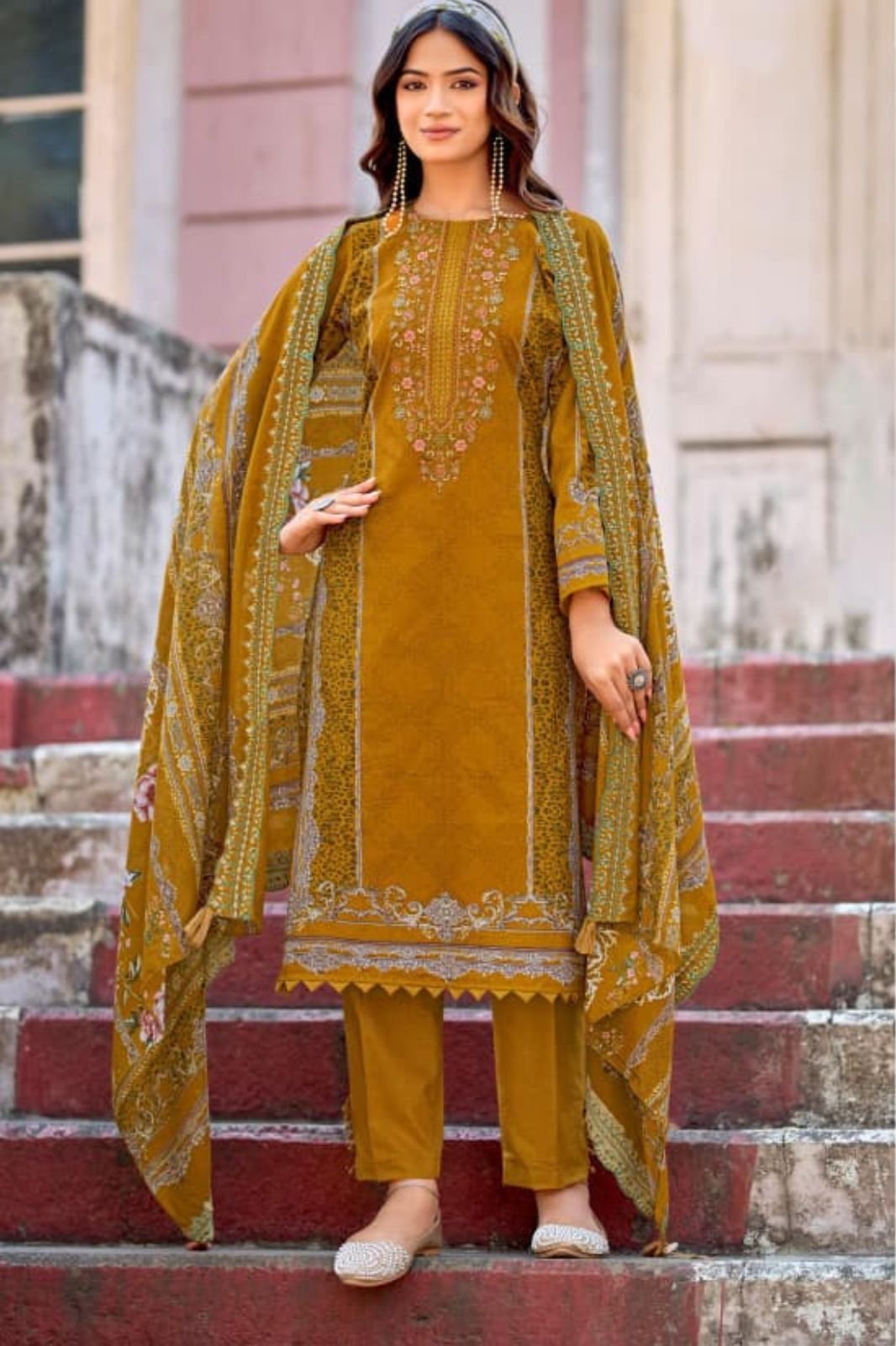 Riaz Arts Bin Saeed Surbhi Cotton Camric Lawn Suit 1002