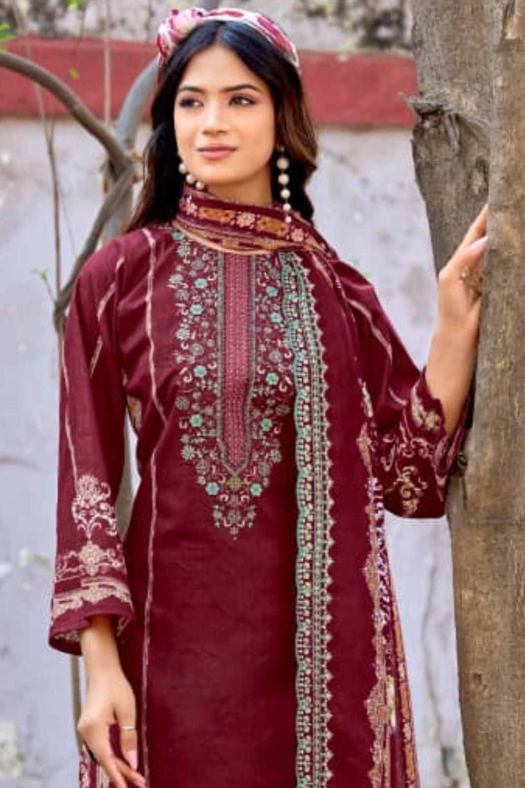 Riaz Arts Bin Saeed Surbhi Cotton Camric Lawn Suit 1004