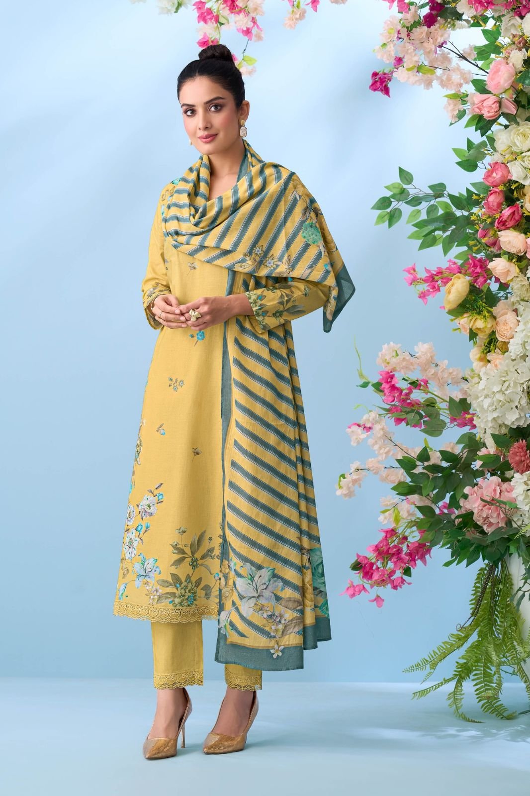 Sahiba Sudriti Bloom Theory Pure Cotton Lawn Suit 328