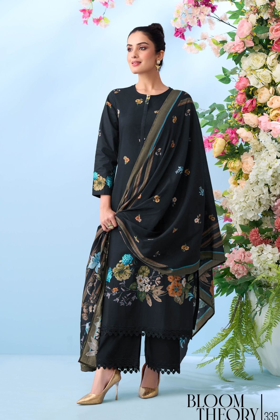 Sahiba Sudriti Bloom Theory Pure Cotton Lawn Suit 335