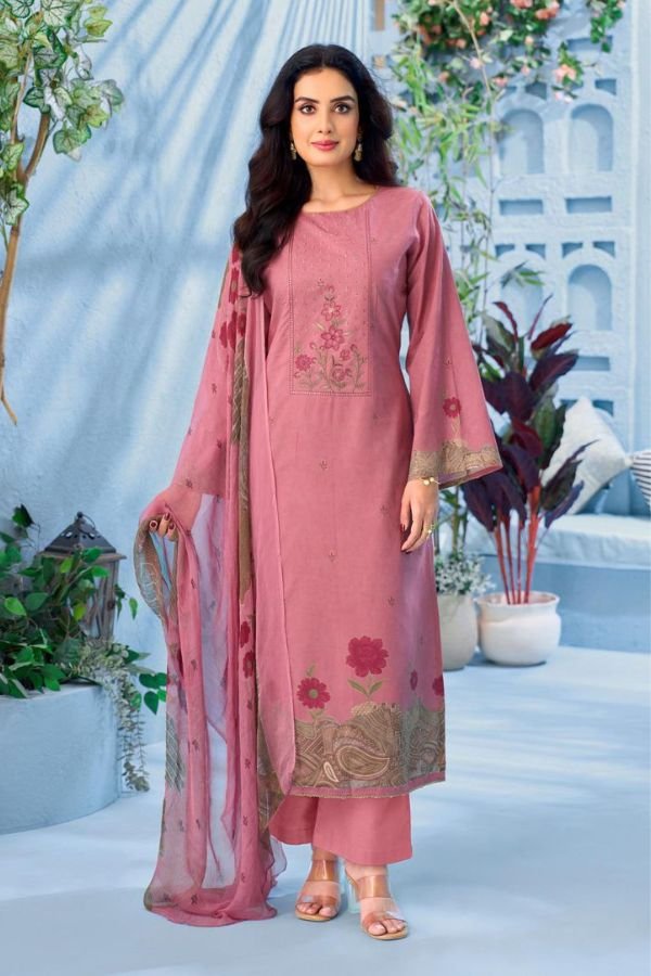 Salvi Fashion Shahi Cotton Pure Lawn Cotton Suit 1001