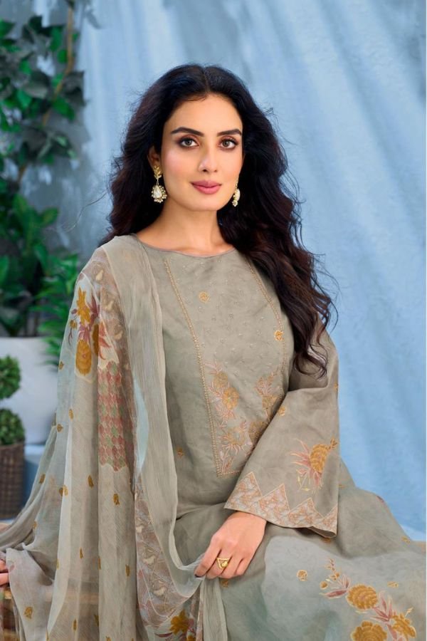 Salvi Fashion Shahi Cotton Pure Lawn Cotton Suit 1008