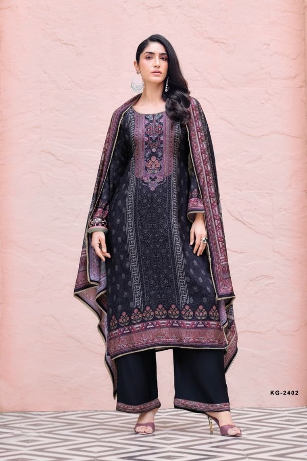 Sanaz Karigari Muslin Ladies Salwar Suit 2402