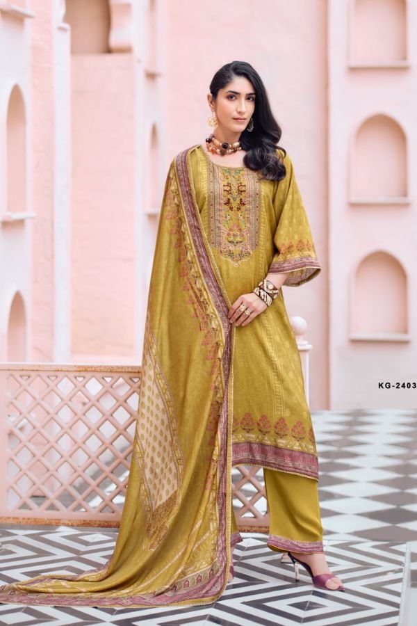 Sanaz Karigari Muslin Ladies Salwar Suit 2403