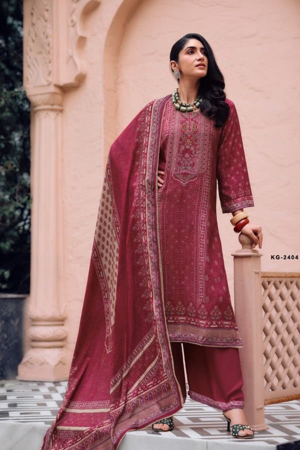 Sanaz Karigari Muslin Ladies Salwar Suit 2404