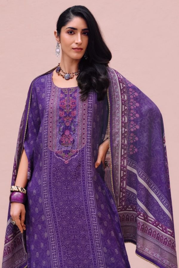 Sanaz Karigari Muslin Ladies Salwar Suit 2401