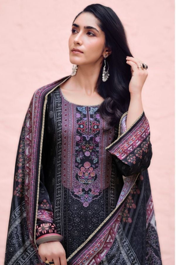 Sanaz Karigari Muslin Ladies Salwar Suit 2402