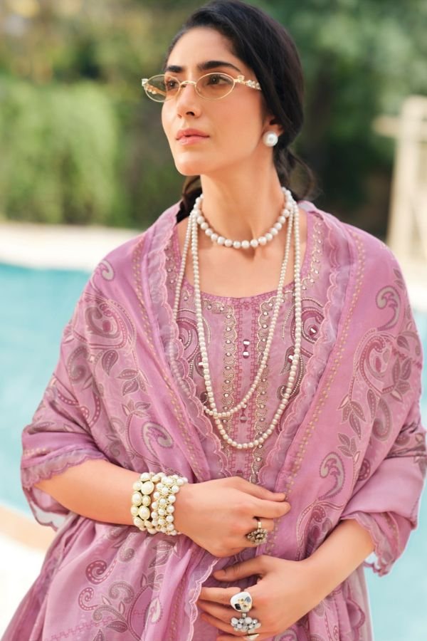 Sanaz Sitara Muslin Ladies Salwar Suit ST-2101