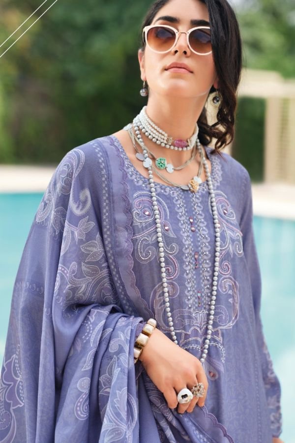 Sanaz Sitara Muslin Ladies Salwar Suit ST-2102