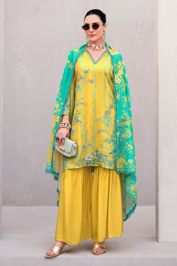 Sanaz Summer Hues Viscose Mul Cotton Ladies Suit SH-1203