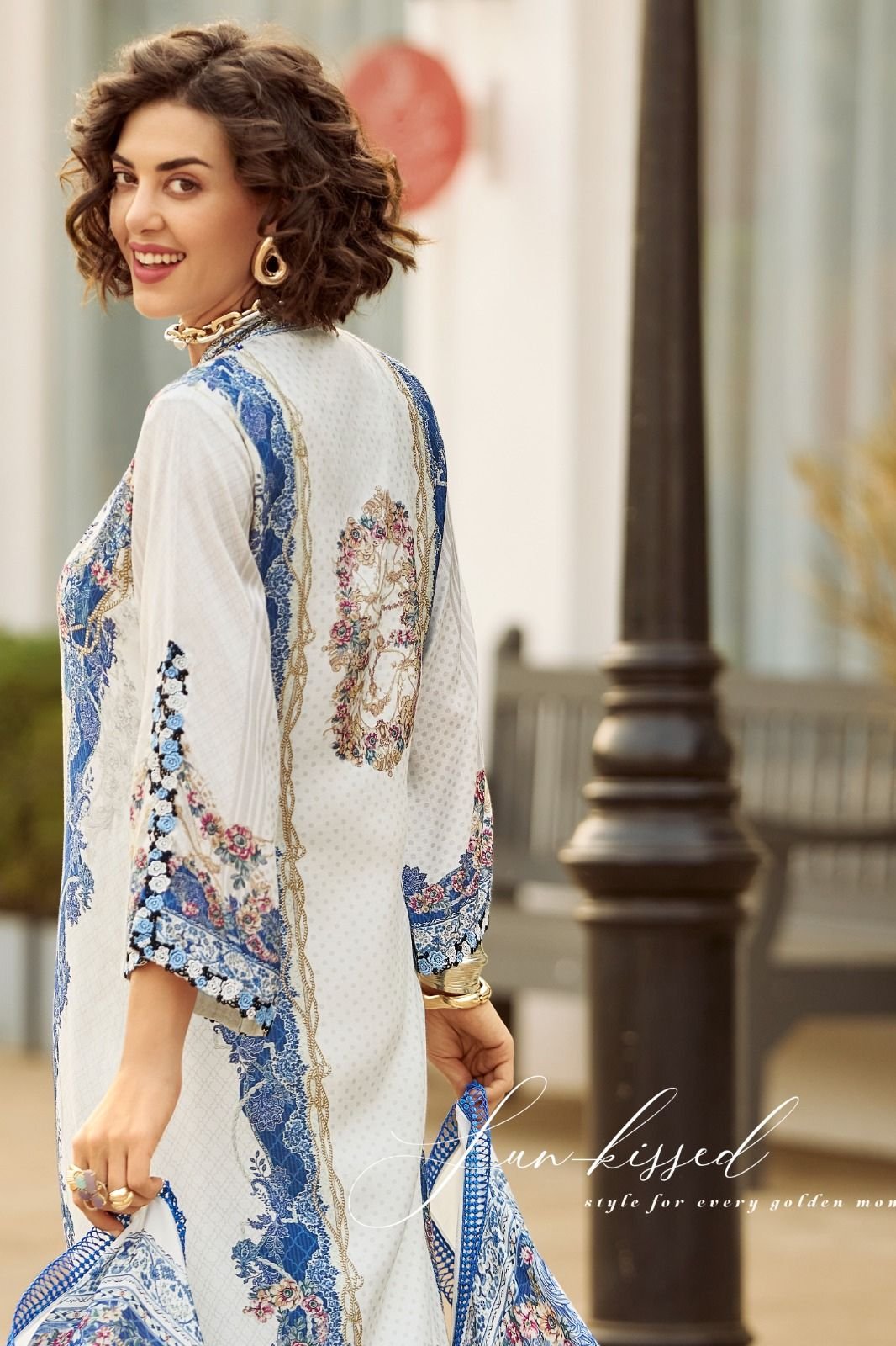 Sanaz Zarmina Special Muslin Ladies Suit ZM-1002