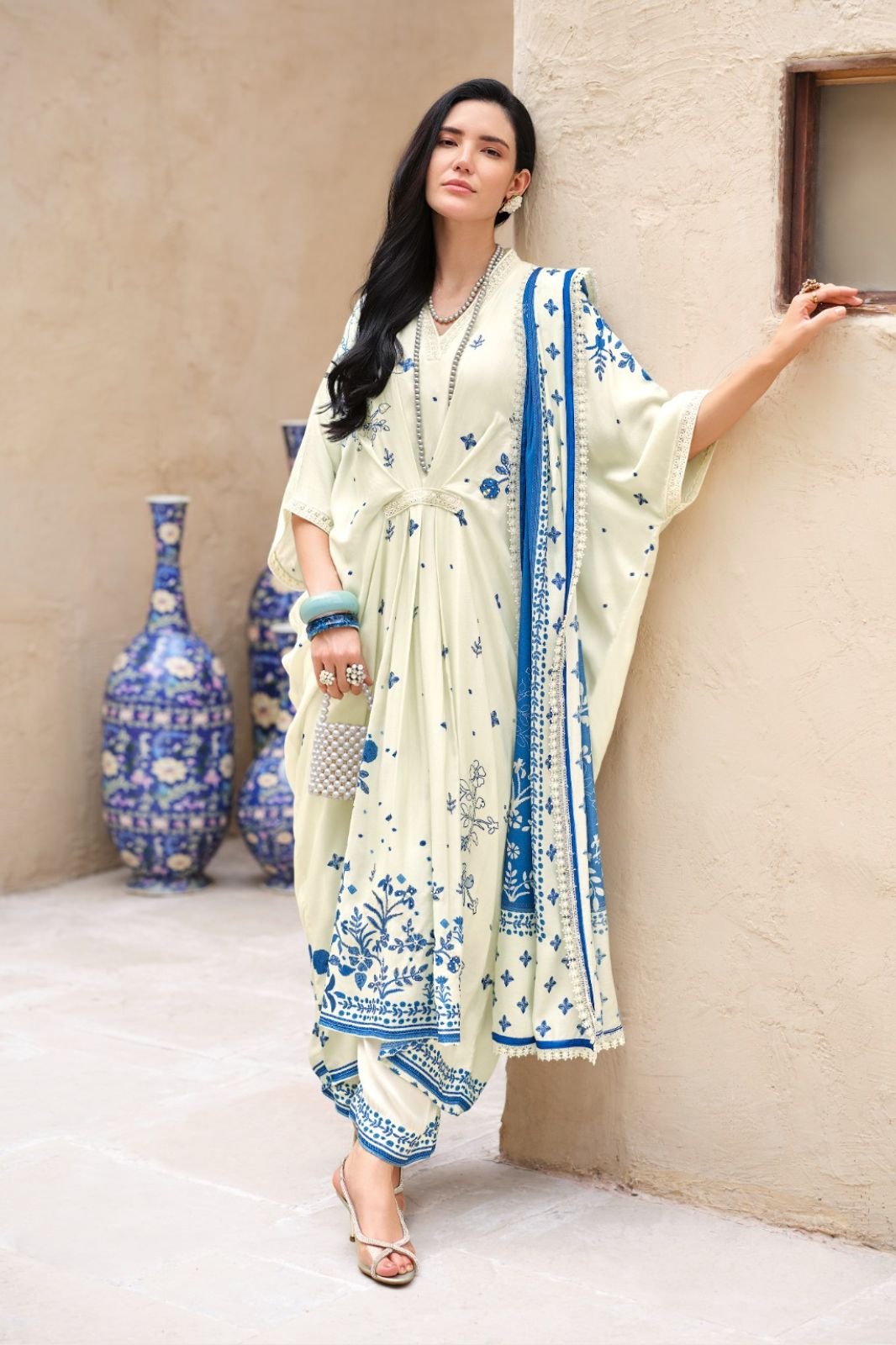 Sanaz Zarqash Muslin Ladies Salwar Suit ZQ-1301