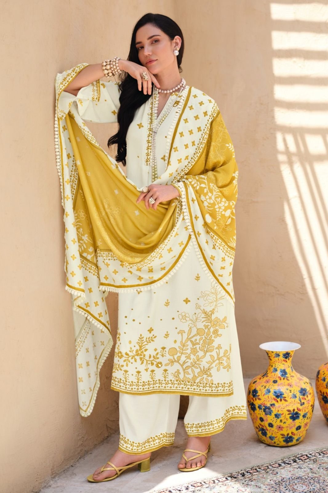 Sanaz Zarqash Muslin Ladies Salwar Suit ZQ-1302
