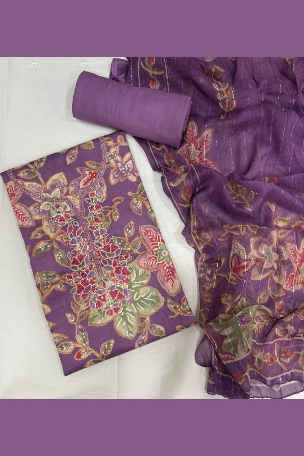 Sunrise Creation Sania 13 Jam Satin Suit 13006