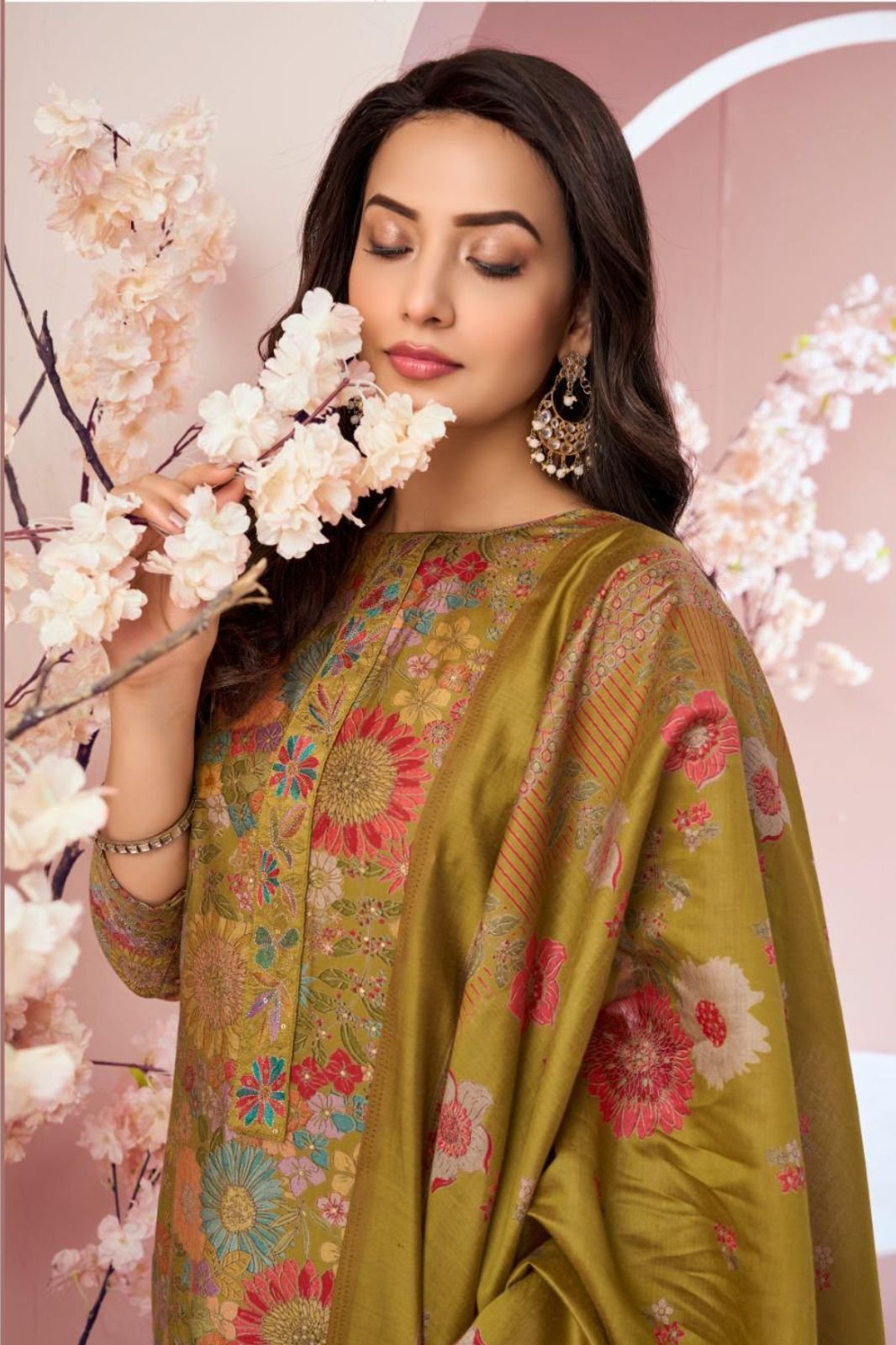 Sunrise Creation Sumaira Once Again Modal Silk Suits 1001 Sunrise Creation Sumaira Once Again Modal Silk Suit 1001