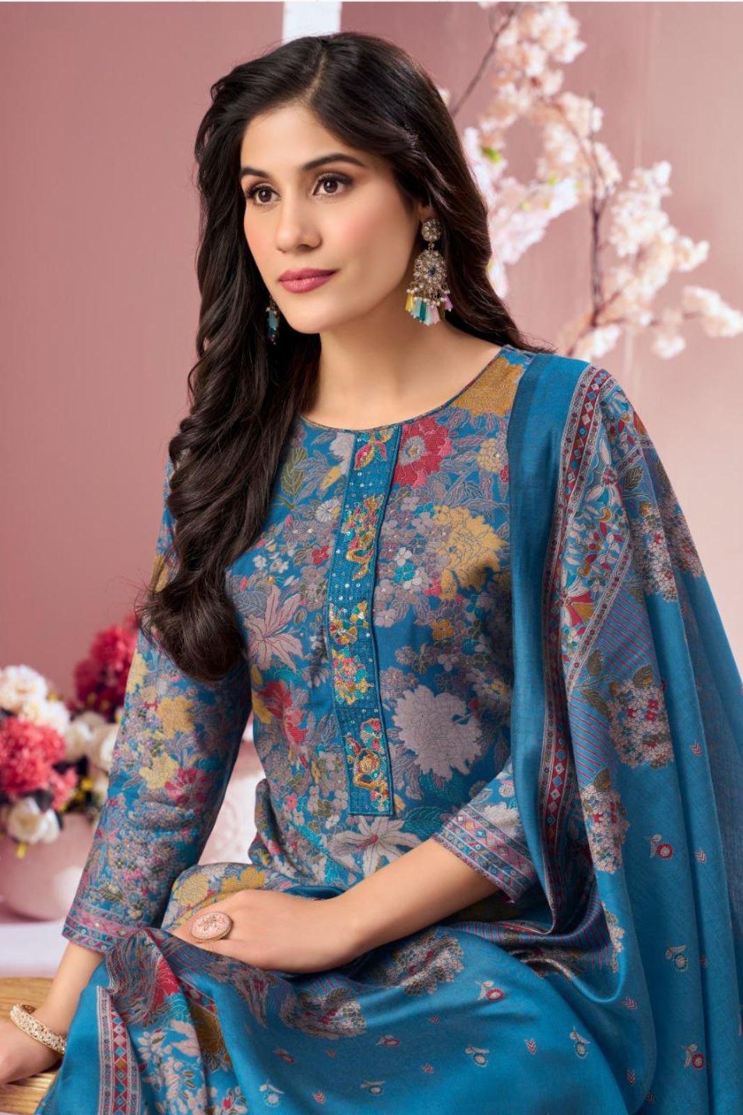 Sunrise Creation Sumaira Once Again Modal Silk Suits 1002 Sunrise Creation Sumaira Once Again Modal Silk Suit 1002