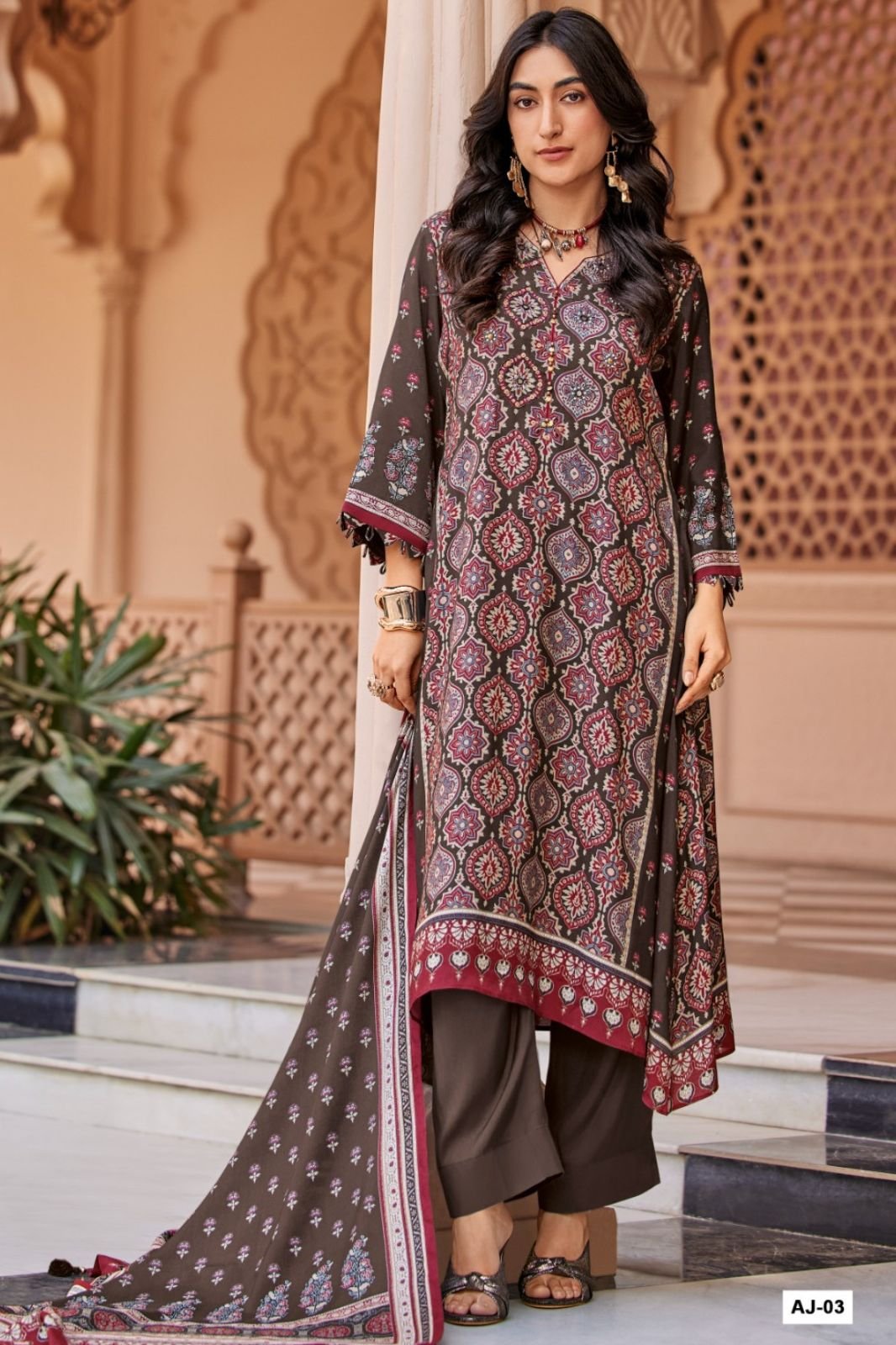 Varsha Fashion Ajra Vol 2 Muslin Ladies Salwar Suit AJ-03