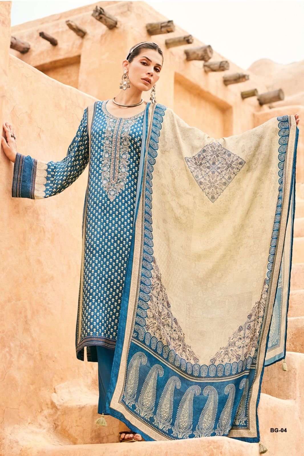 Varsha Fashion Bagh 2 Muslin Ladies Salwar Suit BG-04