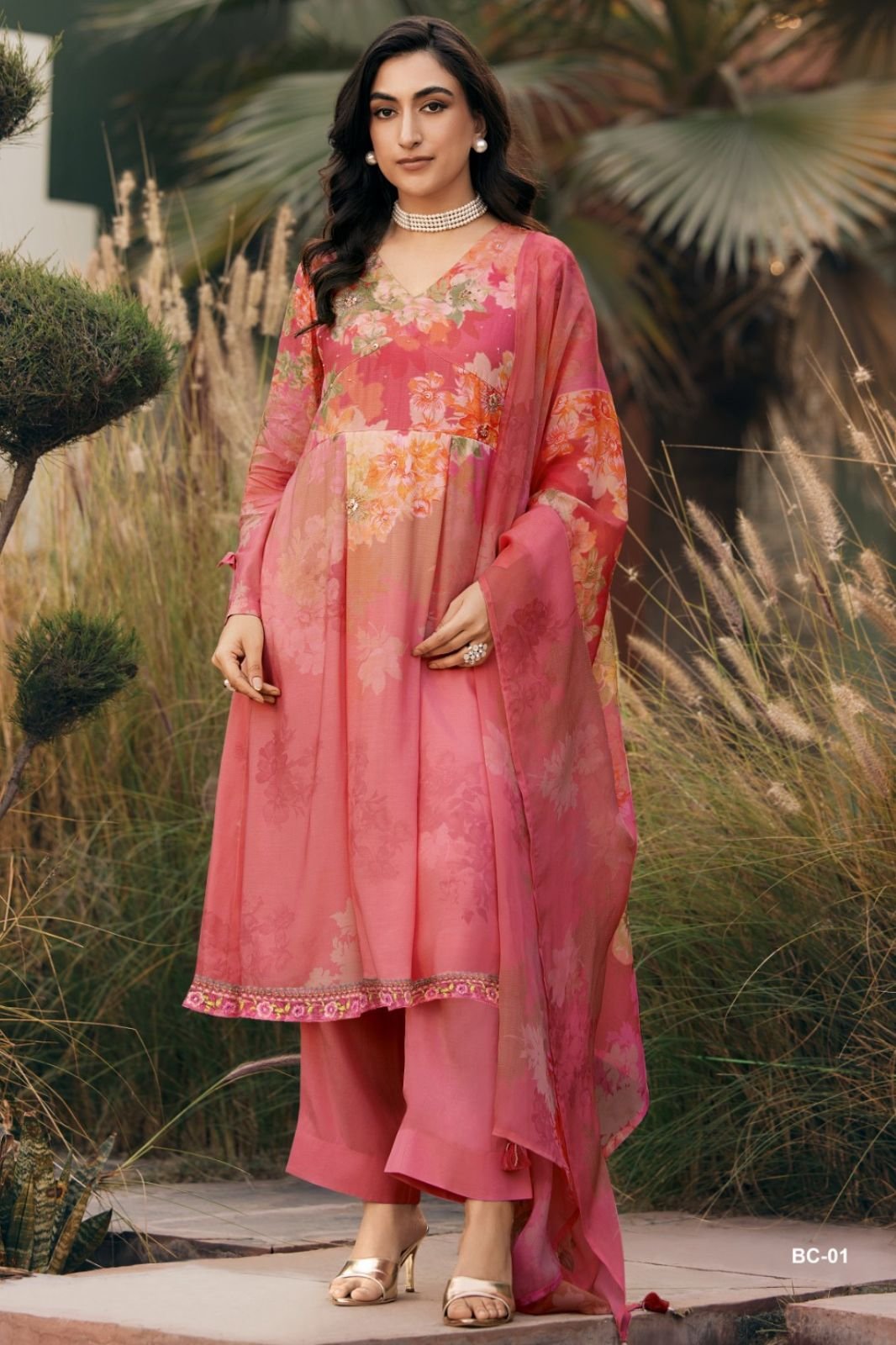 Varsha Fashion Botanica Mul Cotton Salwar Suit BC-01