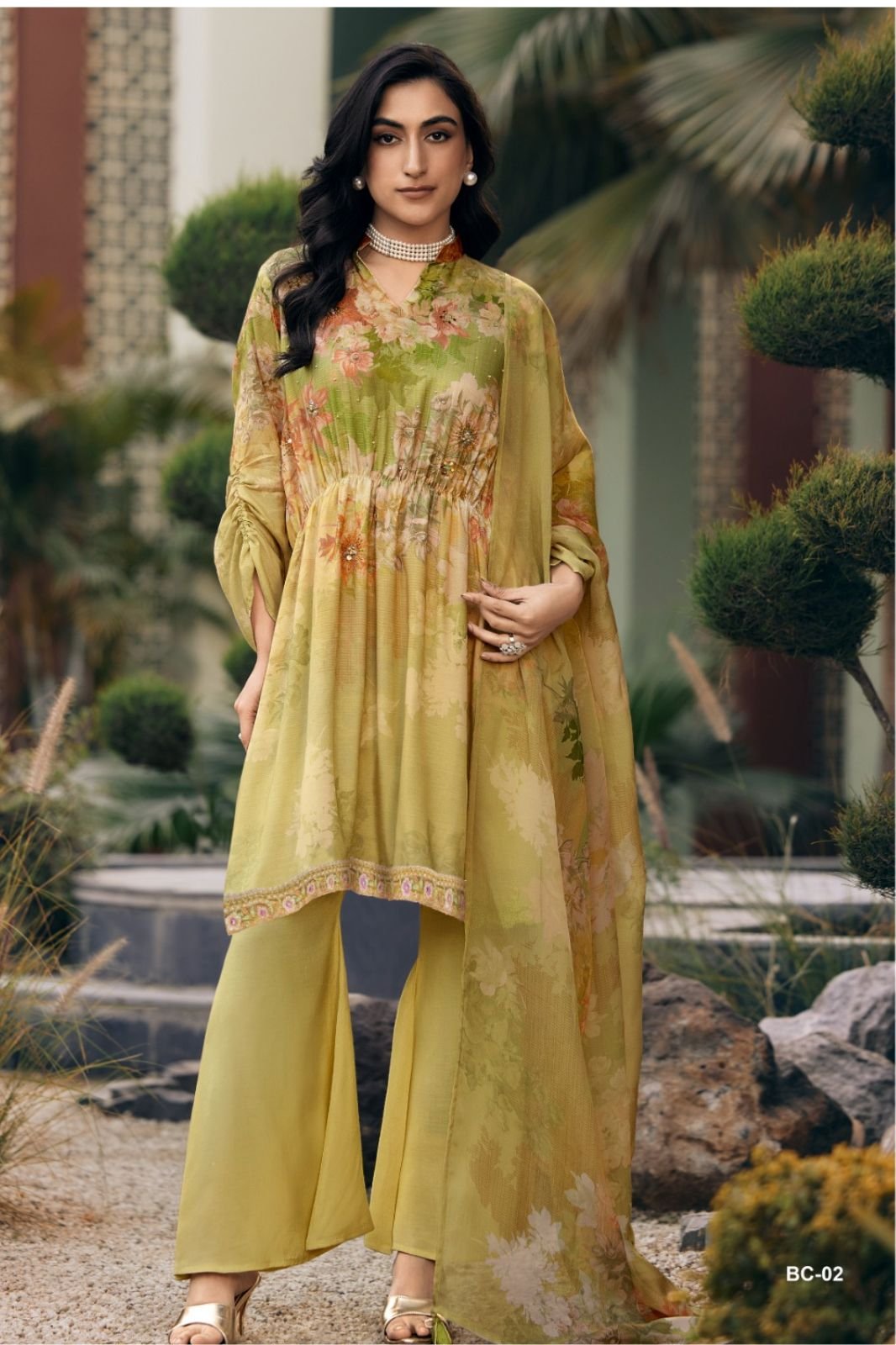 Varsha Fashion Botanica Mul Cotton Salwar Suit BC-02