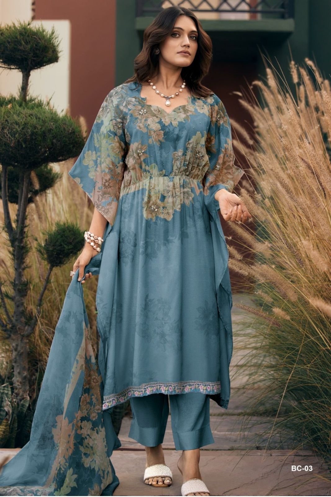 Varsha Fashion Botanica Mul Cotton Salwar Suit BC-03