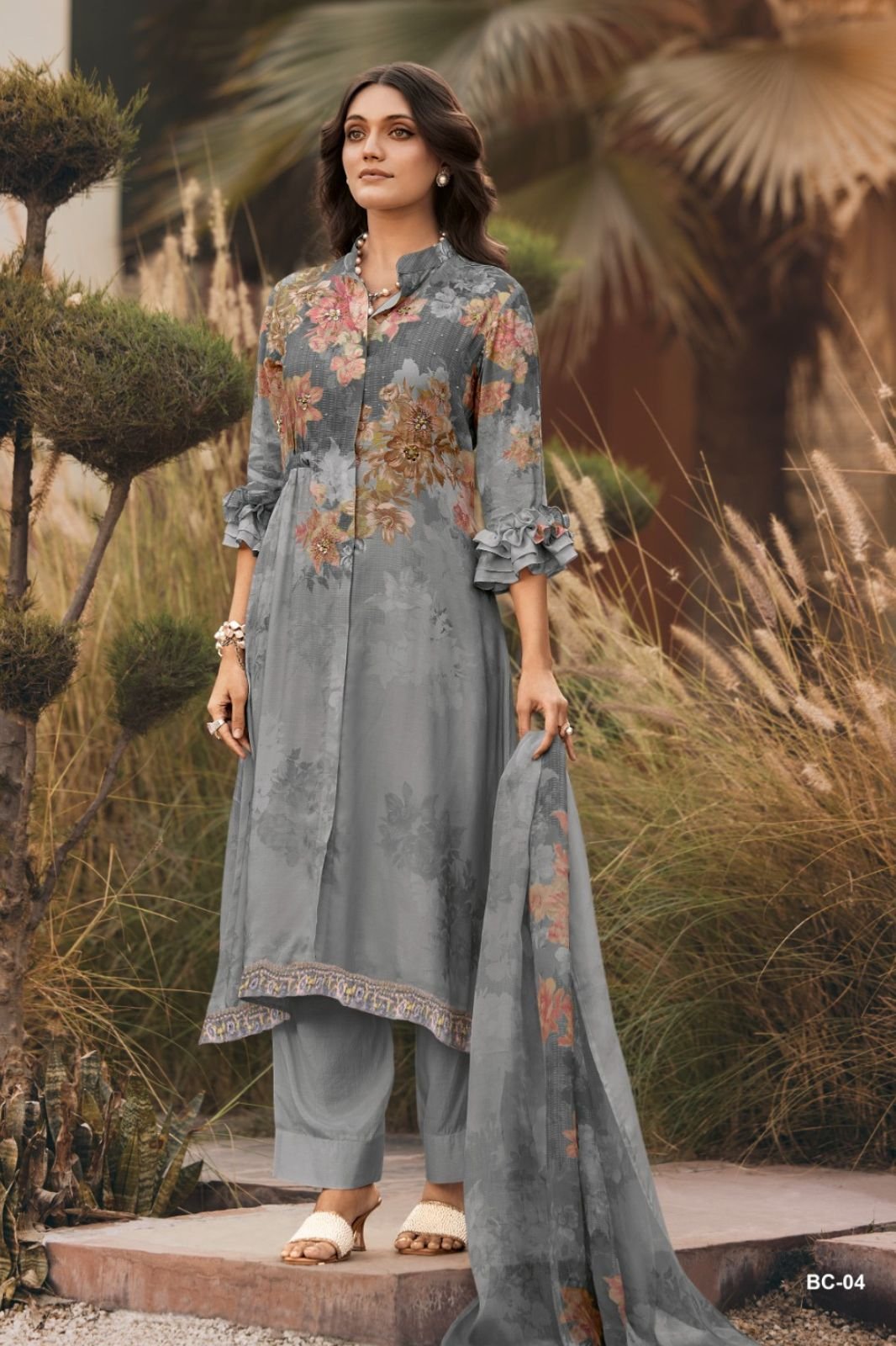 Varsha Fashion Botanica Mul Cotton Salwar Suit BC-04