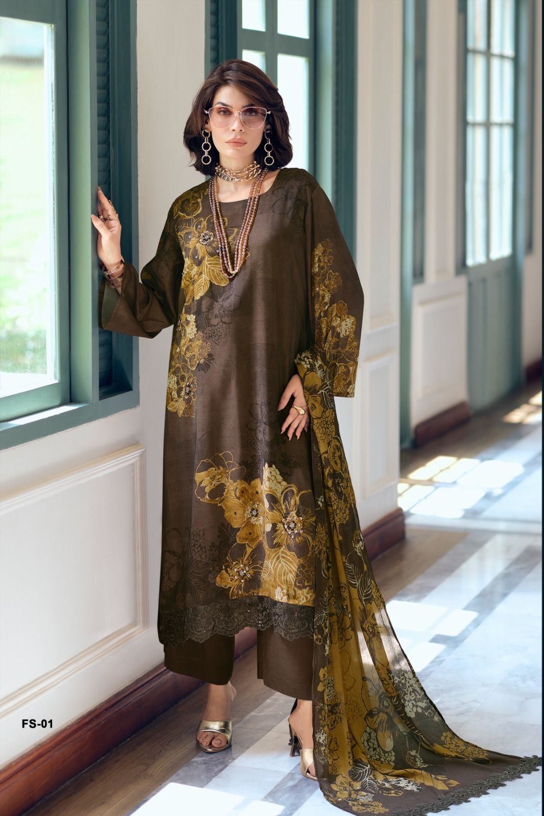 Varsha Fashion Fabulous Muslin Ladies Salwar Suit FS-01