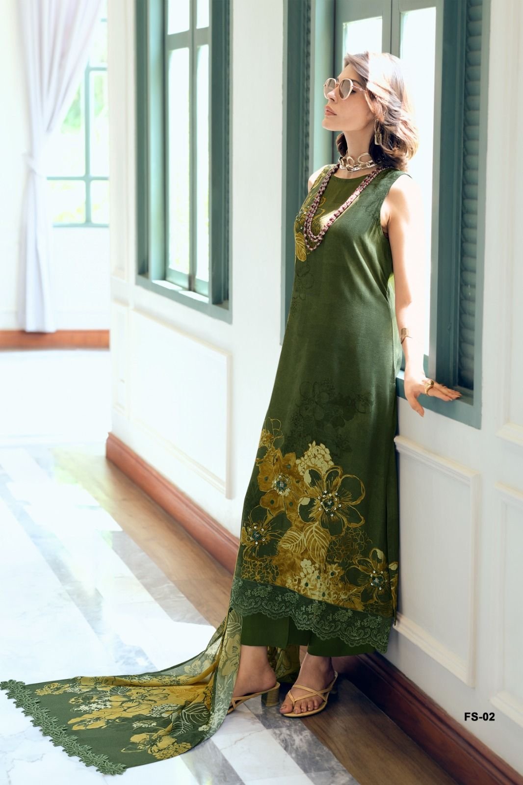 Varsha Fashion Fabulous Muslin Ladies Salwar Suit FS-02