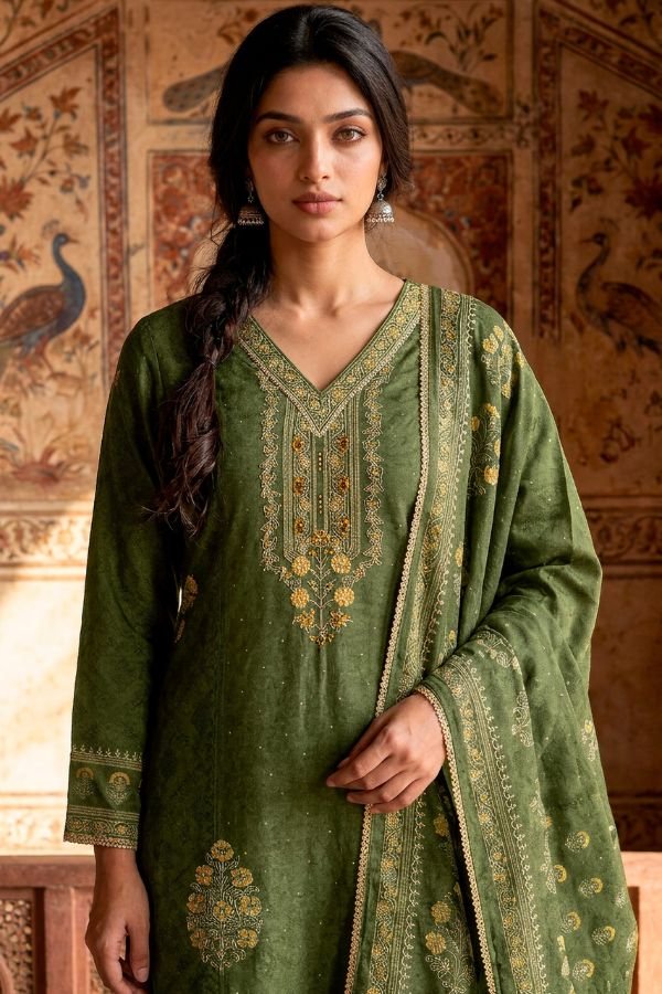 Varsha Fashion Grass Roots Muslin Ladies Suit GR-01